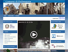 Tablet Screenshot of comune.delianuova.rc.it